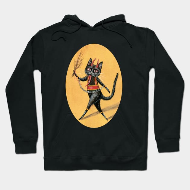 Krampus Black Cat Hoodie by KayleighRadcliffe